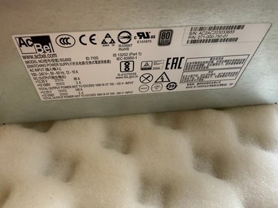NEW EMC 071-000-750-01 POWER SUPPLY UNITY 480 680 880 Powerstore 1000T 3000T