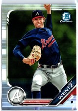2019 Bowman - Joey Wentz #BCP-57 Chrome Prospects Atlanta Braves