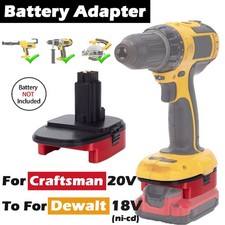 Adapter For Craftsman 20V Battery Convert to For Dewalt 18V Ni-cd Cordless Tools