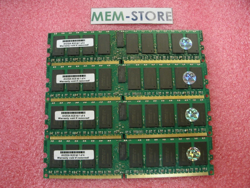 AH253A 8GB (4x2GB) PC2-4200 ECC Registered Memory HP Integrity BL870c - Image 2 of 2