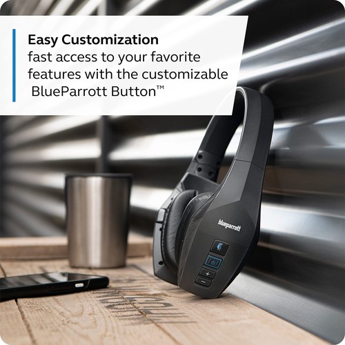 Casque sans fil Bluetooth BlueParrott S650-XT 96 % antibruit noir OCCASION - Photo 3 sur 10