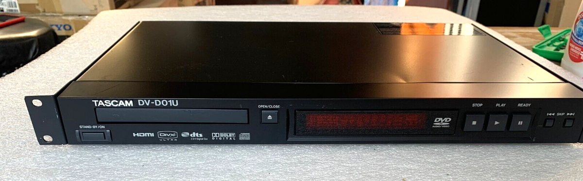 Tascam DV-D01U Lettore DVD montabile su rack, senza telecomando | eBay