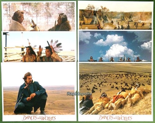 Limited Collector’s Edition DANCES WITH WOLVES Kevin Costner - Book, Pics, 2 VHS - Picture 6 of 9