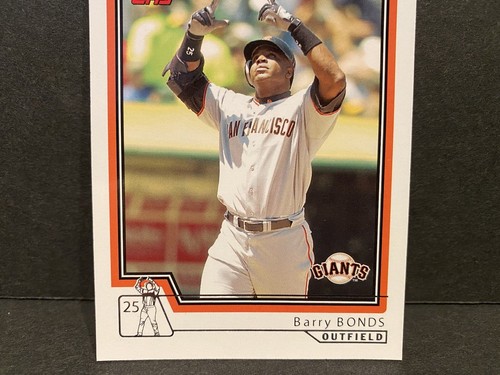 Carta Baseball 2004 Topps Traded and Rookies Barry Bonds #T221 MLB San Francisco! - Foto 3 di 6