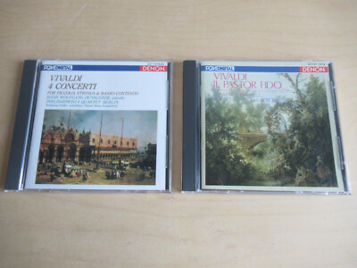 2 Japan CD´s-Vivaldi-Il Pastor Fido-Larrieu & Lacroix-4 Concerti for Piccolo...