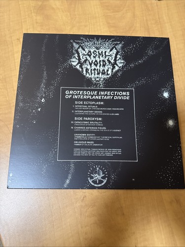 Cosmic Void Ritual Vinyl Record Grotesque Infections Of Planetary Divide Metal - Imagen 3 de 3