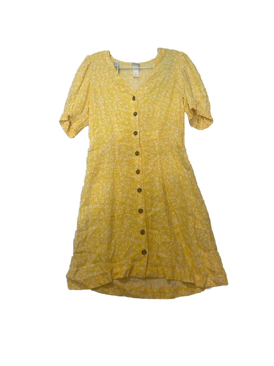 yellow dress with gold buttons Celine Dress 39