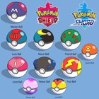Choose Any Ball Master Love Beast Heavy Moon Level Balls Pokemon Sword & Shield