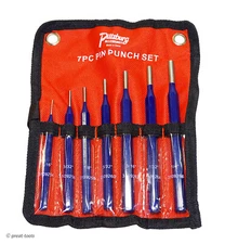 PIN PUNCH SET – 7-pc – hex handles – automotive hand tools – roll pins