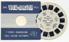 Grand DUCHY of LUXEMBURG LUXEMBOURG 1955 View-Master Single Reel 1995