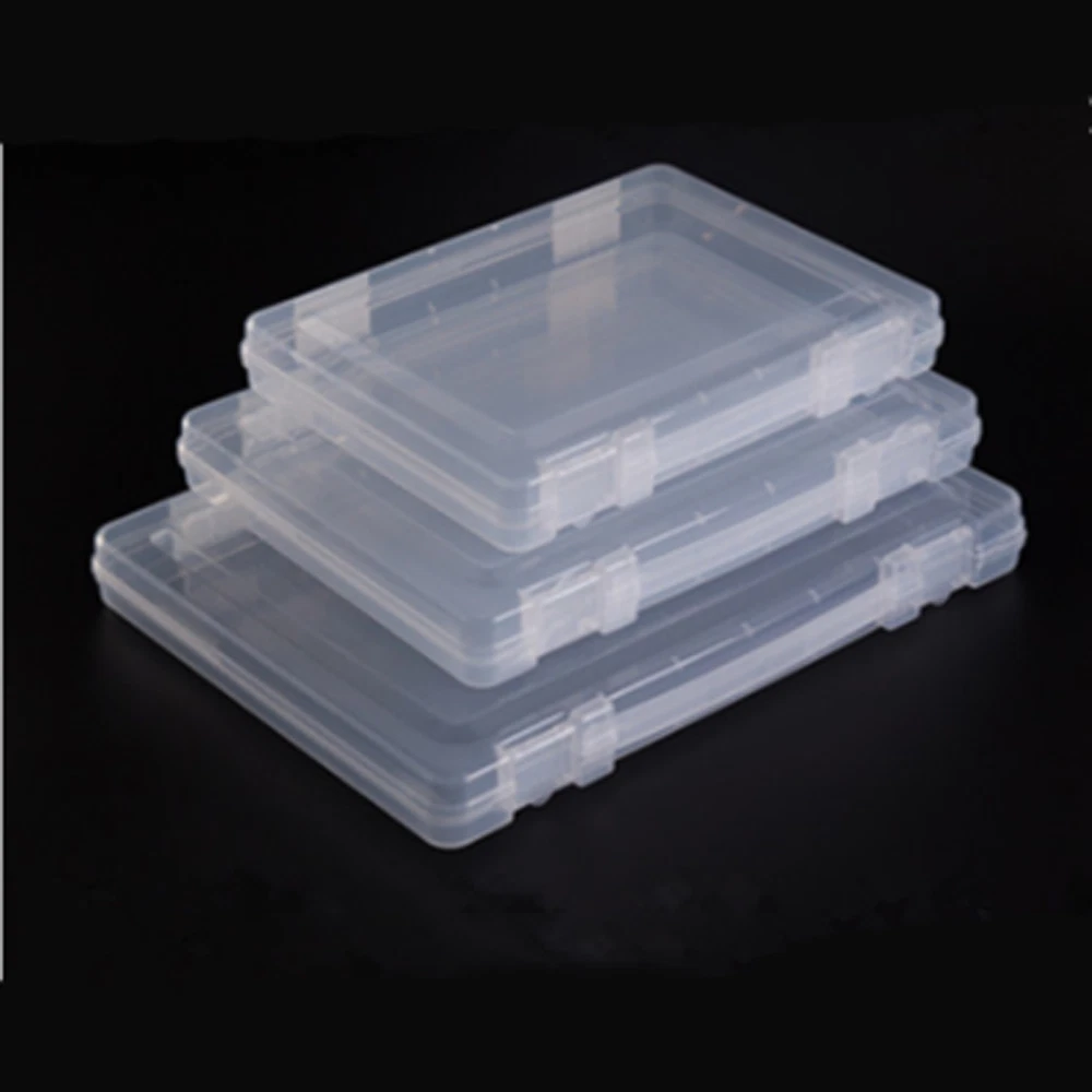 Plastic Clear File Document Case Storage Box Holder Paper Office School  Supplies