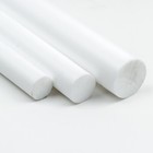 Ptfe Barre Ronde Ø 25mm Teflon Nature Longueur au Choix les Pièces Plastique