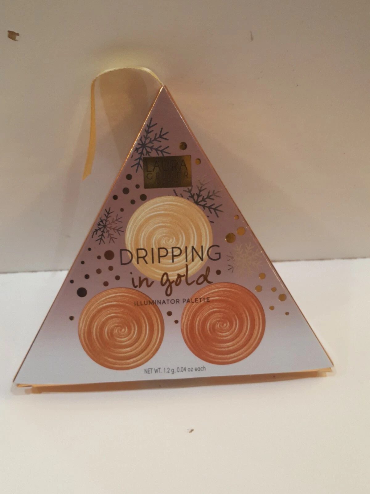 Laura Geller dripping in gold illuminator palette new in box full size 0.04oz