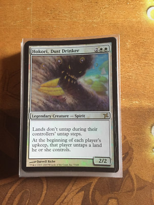 Magic MTG Foil Hokori, Dust Drinker Kamigawa VK/BK engl. near mint
