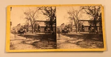 Springfield Massachusetts Milton Bradley Stereoview Photo Depot Massasoit House
