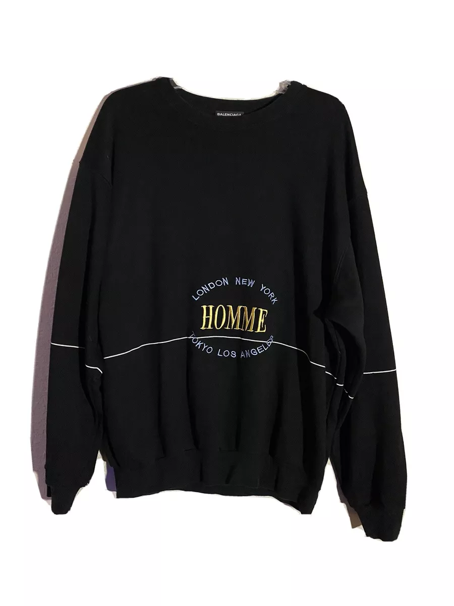 Balenciaga Homme Crewneck Sweatshirt Size | eBay