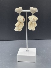 Soft Teddy Bear Earrings