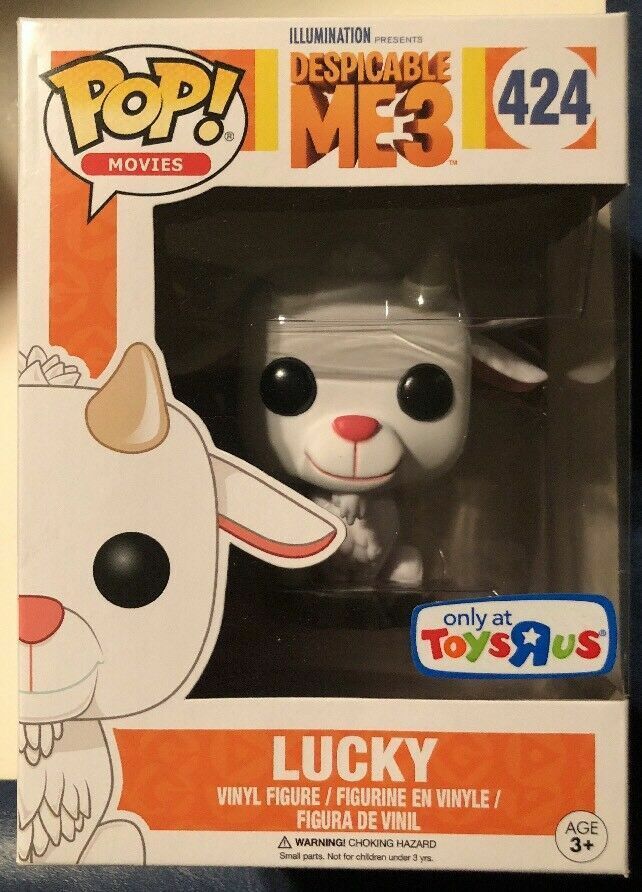 FUNKO POP DESPICABLE ME 3 424 TOYS R US EXCLUSIVE LUCKY MIB | eBay