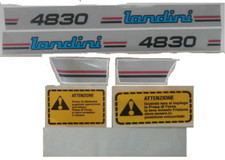 KIT ADESIVI DECALCOMANIE LANDINI 4830  PER TRATTORI AGRICOLI CINGOLATI