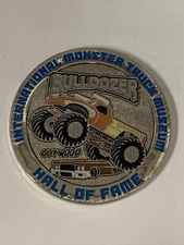 2023 International Monster Truck Museum Collectible Coin Guy Wood Bulldozer