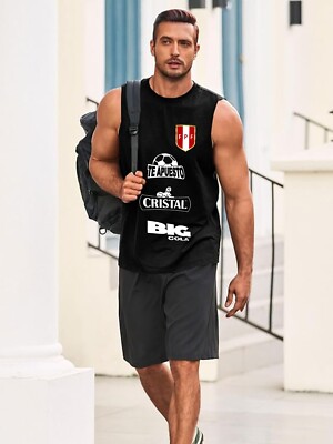 PERU SLEEVELES TRAINING TOP  SIZES S-XXL & COLORS
