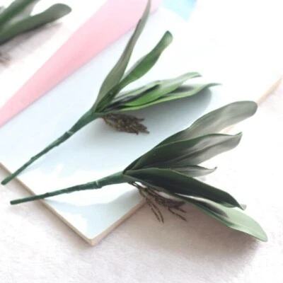 K??nstliche Schmetterlings-Orchidee-Silk Blatt-Dekor-starke Realistische Bl?tter - Bild 1 von 4