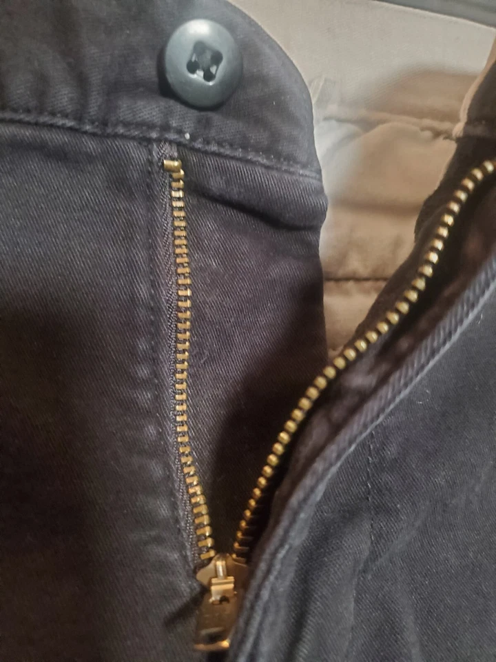 Pantalones Gap Niños Negros Niños Delgados 10 Cintura Ajustable Foto 4 de 4