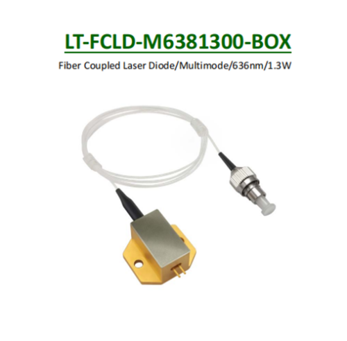 LASER TREE MultiMode 636nm 1300mW Fiber Coupled Laser Diode 100um - Afbeelding 1 van 7