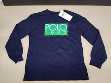 NWT Polo Ralph Lauren Graphic 1992 Long sleeve Shirt Kids Size 5