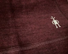 Women’s Smartwool Mock Turtleneck Baselayer Top Size Large Merino Wool 