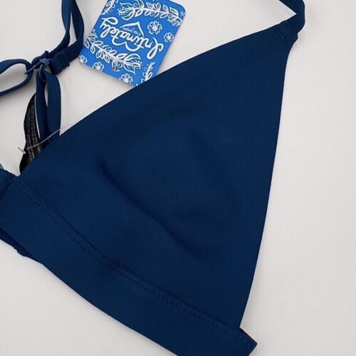 Bralette de buceo grande para mujer Free People vaquero medianoche azul neopreno - Imagen 3 de 8