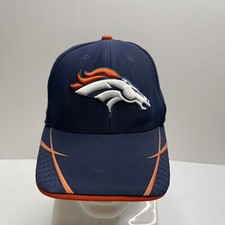 Denver Broncos Hat Cap Blue 47 Brand Logo NFL Strapback Adjustable