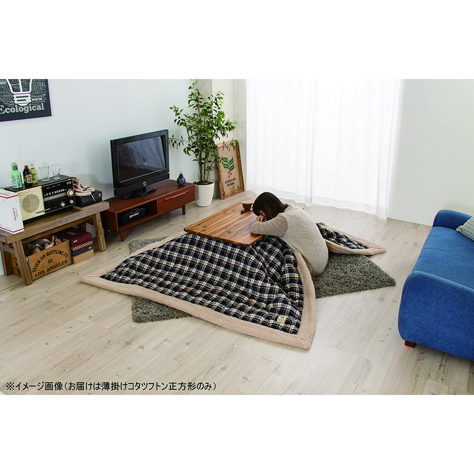 Kotatsu Table AZUMAYA Kotatsu Futon (90x75”) Corduroy Polyester