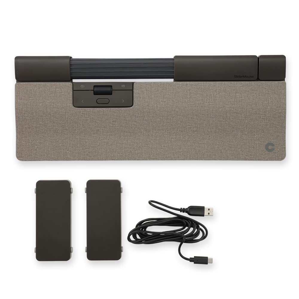 Contour SliderMouse Pro   Mouse Cablato   Poggiapolsi Esteso   Mouse Ergonomico