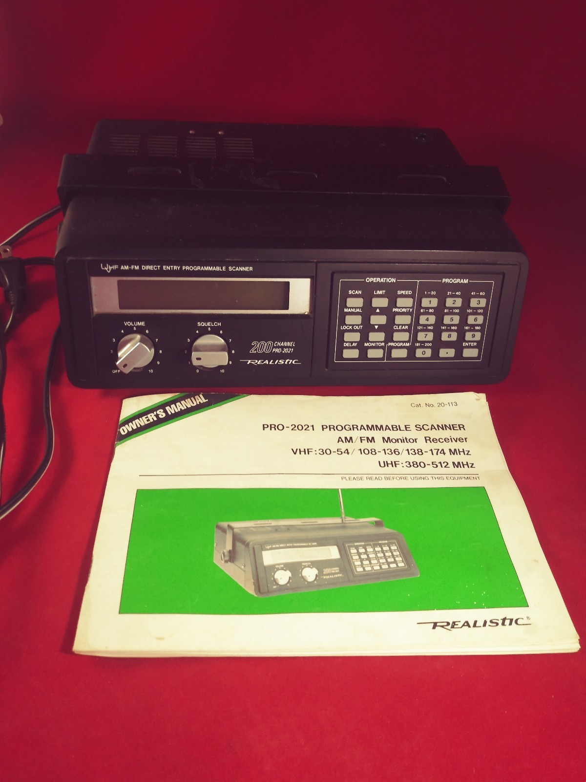 Norton Secured - powered by Verisign. Realistic Pro-2021 200 Channel  Programable Radio Scanner ...