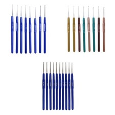 8/10PCS Ergonomic Crochet Hooks 0.6mm-2.0mm Ergonomic Crochet Needle