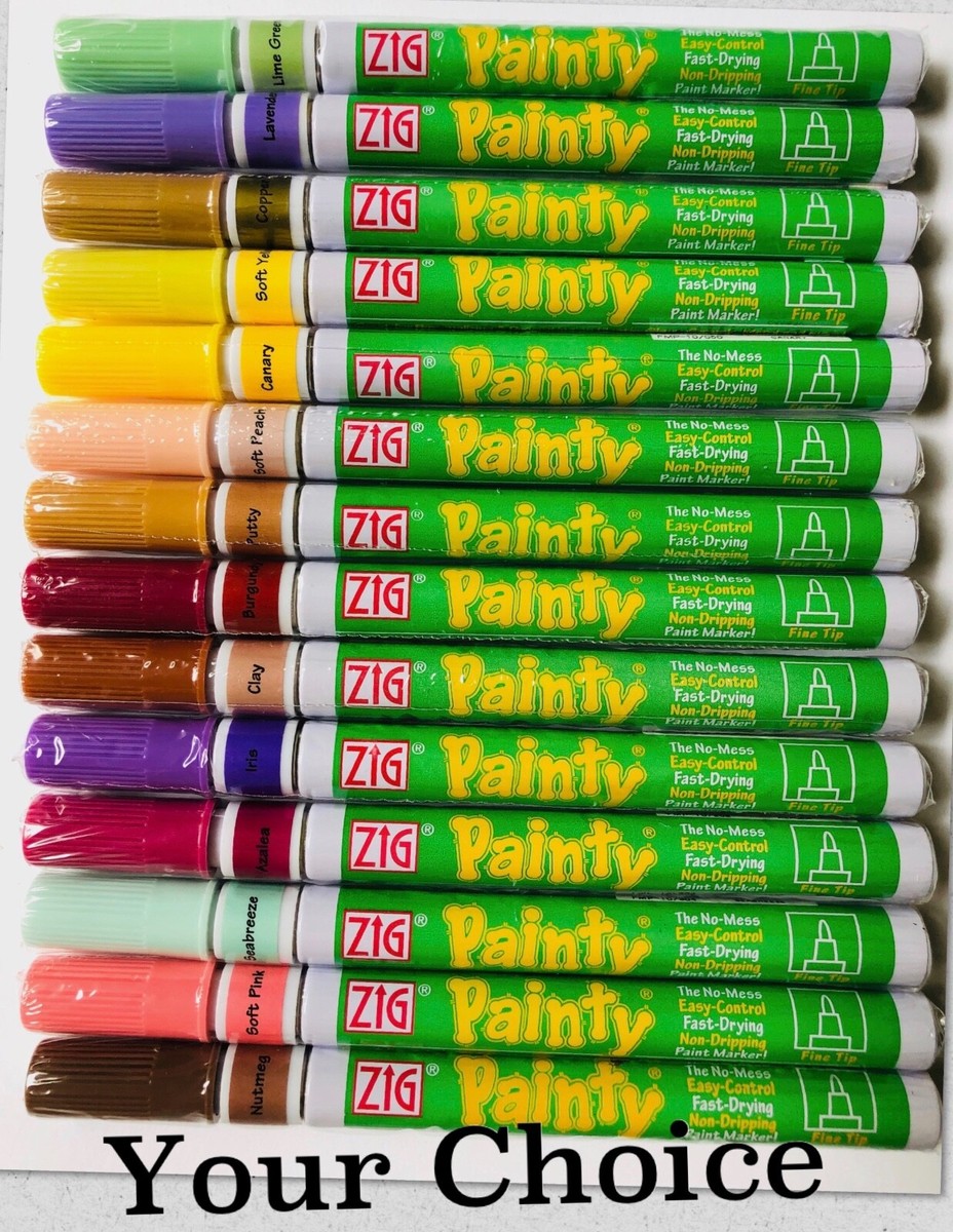 EK Success Kuretake Zig Painty Paint Markers Pens Fine 1mm Tip You