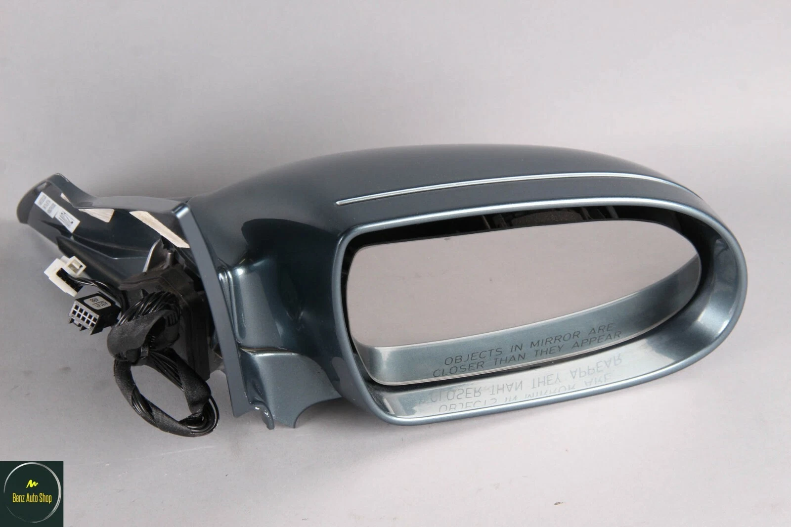 03-08 Mercedes R230 SL500 SL65 Side Rear View Door Mirror Right Passenger Teal