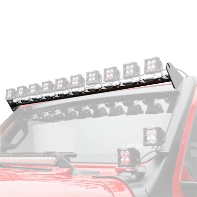 ZROADZ Z934831 Front Roof LED Bracket for 18+ Jeep Gladiator JT/Wrangler JL