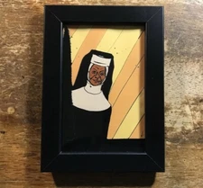 Sister Act Whoopi Goldberg 4x6 Framed Pop Art Print The View