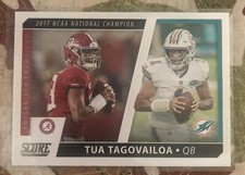🔥2021 Score Football Tua Tagovailoa Collegiate Champions Card #CC2