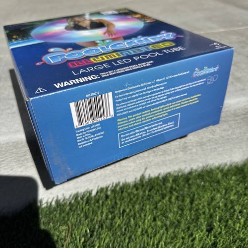 Pool Candy Illuminated Large Color Changing LED Pool Float Tube New in Box - Picture 5 of 5