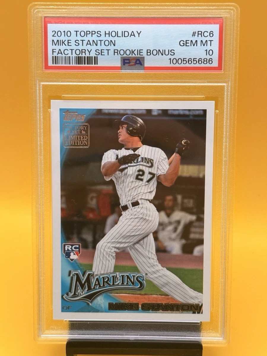 Giancarlo Stanton 10 Graded Baseball Sports Trading Cards