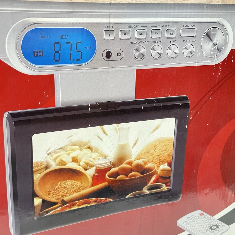 NUEVO GPX Bajo Gabinete 7" LCD TV Sintonizador Digital Temporizador AM/FM Estéreo Control Remoto Nuevo en Caja Foto 2 de 4