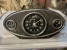 Genuine Classic Mini Centre 3 Clock Binnacle with Smiths Gauges, Good Condition