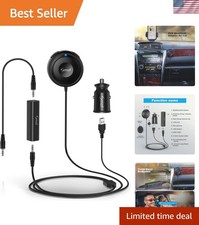 Compact Bluetooth Adapter for Car with Hands-Free Calling  High-Quality Sound