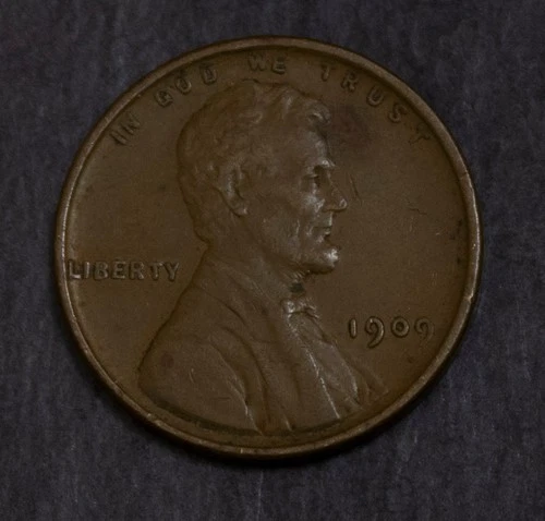 1909 VDB Lincoln Wheat Cents XF    Lot 4608