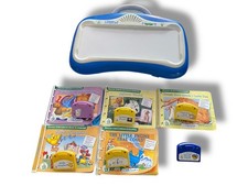 Leap Frog Little Touch Leap Pad Learning System with 5 Books 6 Cartridges Lot