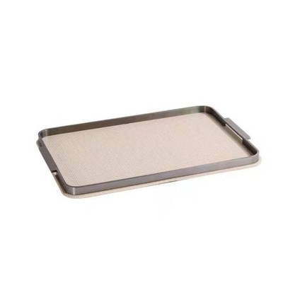 Waschtischablage mit Metallrand vielseitige Ablagen funktional für Eingangskonsole
