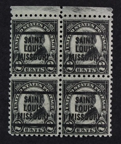 CKStamps: US Stamps Collection Scott#612 Block NH OG Pre-Cancel